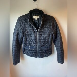 Michael Kors Packable Navy Lightweight Puffer Jacket Women’s Small